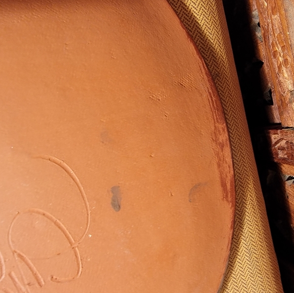 Ginger Cazan Redware 10.5 Inch South Carolina Plate - Picture 13 of 13